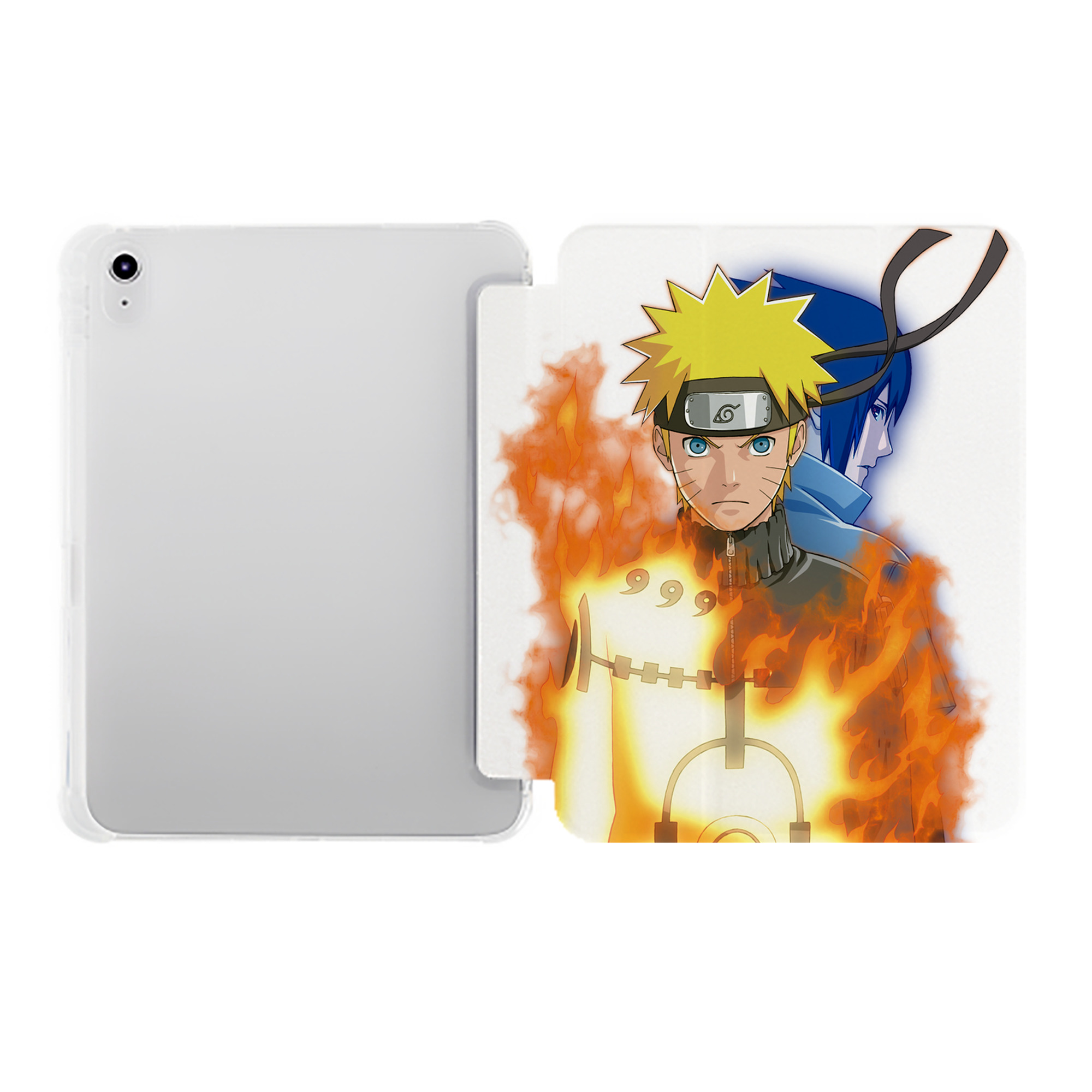 （画像用） NARUTO -ナルト- うずまき ナルト Uzumaki Naruto IPad ケース ペン収納付き 三つ折りスタンド PUレザー×シリコン 対応機種9.5/10.5/10.9インチ